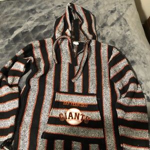 SF Giants hooded poncho